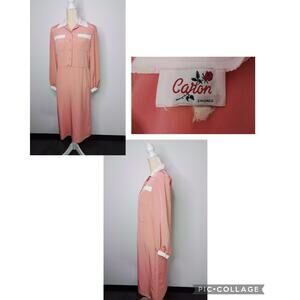 Caron Vintage Dress Women's Pink/White #W2756